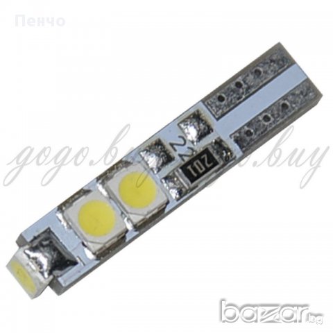 T5 3528 SMD LED крушка, крушки за табло на кола, лед светлини, снимка 1 - Аксесоари и консумативи - 10492704