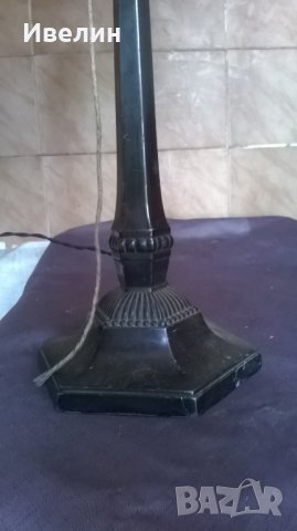 стара настолна лампа арт деко, снимка 2 - Антикварни и старинни предмети - 25789361