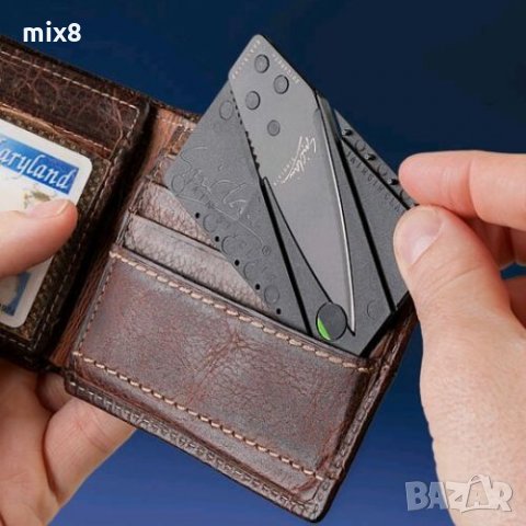 Нож с размерите на кредитна карта Cardsharp, снимка 2 - Ножове - 23590116