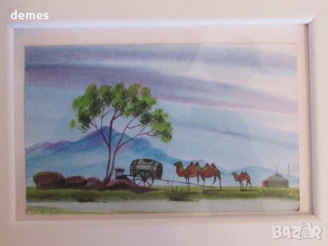  Серия традиционни картини живопис - Монголия - 11, снимка 2 - Картини - 23809849