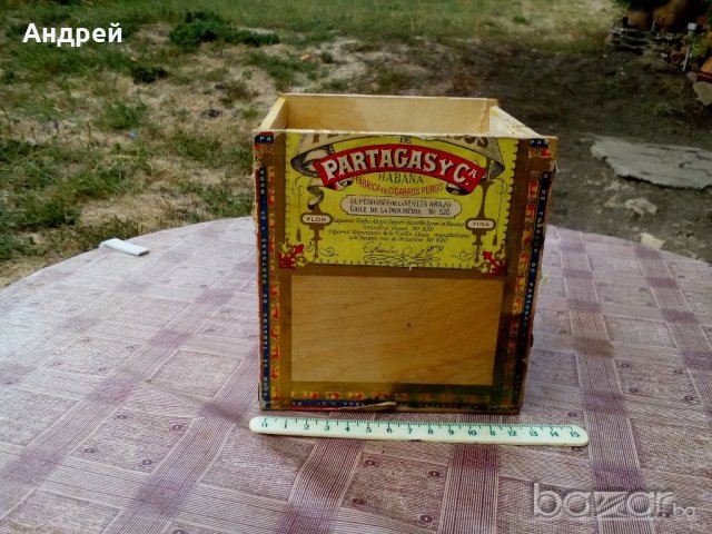 Кутия от Хавански пури, снимка 4 - Антикварни и старинни предмети - 19396969
