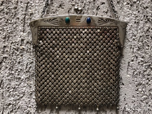 Сребърна дамска чанта-Русия 1909, снимка 2 - Чанти - 23016016