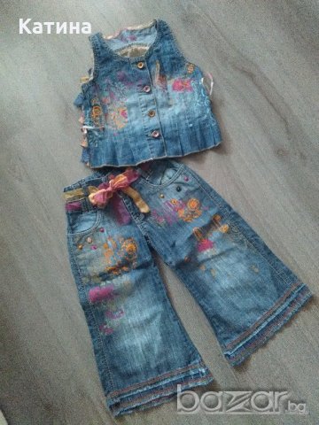 CARBONE модерен дънков комплект, снимка 2 - Детски комплекти - 17686452