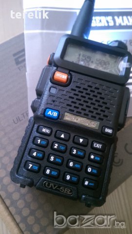 Нова Baofeng 5R 5w +3 подаръка 136-174 400-480 Mhz Радиостанция Pmr Fm фенерче, снимка 10 - Ножове - 14245919