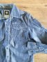 G-star Cedar Border shirt - страхотна мъжка дънкена риза, снимка 9