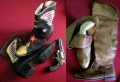 Ботуши, каубойски боти от телешка кожа, мускетарски чизми, снимка 1