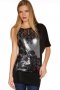 Черна парти блуза, снимка 3