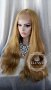 Lace Front LUXYRY WIG ELESSA Дълга Натурално Руса Перука Код 1036, снимка 5