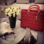Дамска чанта dior червена, снимка 1 - Чанти - 13912033