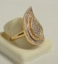 *златен пръстен 43563-2, снимка 2