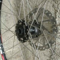 Алуминиева задна капла за велосипед  Alexrims с главина Shimano Deore XT-26 цола!  , снимка 5 - Части за велосипеди - 25452393