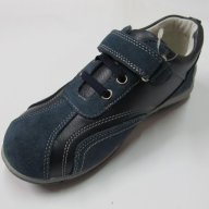 Спортни обувки естествена кожа Чипо синьо, снимка 3 - Детски маратонки - 17524163