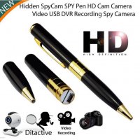 Нова USB HD камера скрита в химикал за шпиониране DVR Cam Video 1280x960, снимка 12 - Камери - 19891392