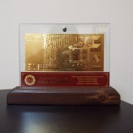 Банкноти сувенири 500 златни евро банкноти със сертификат, снимка 7 - Нумизматика и бонистика - 14167972