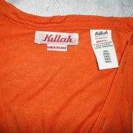 Оранжева трикотажна рокля на Кillah M-ka, снимка 5 - Рокли - 18151724