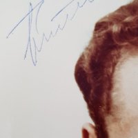 Снимка с АВТОГРАФ на Герман Титов дубльор на Гагарин, снимка 3 - Антикварни и старинни предмети - 23454865