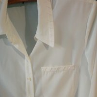 Бяла дамска  риза Frankenwalder размер 38, снимка 3 - Ризи - 25585888