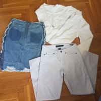 Дамски летен панталон Calvin Klein и ленено яке,размер S., снимка 1 - Поли - 25845742