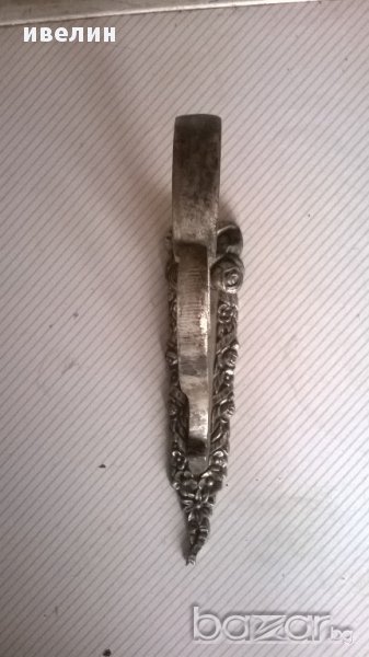 стара посребрена закачалка, снимка 1
