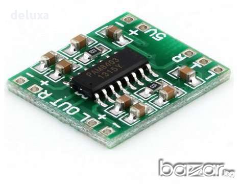 стерео усилвател 2х3W PAM8403 Class D, захранване 5V, снимка 1