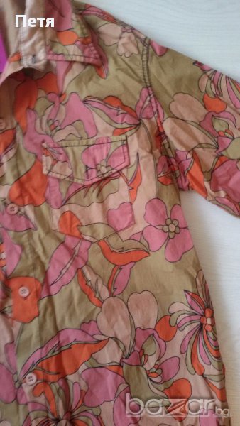 Мъжка риза ново, варен памук, см размер и пролетно джинсово марково, малко носено яке, снимка 1