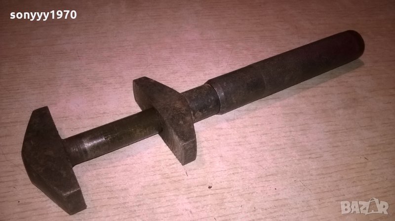 стар раздвижен ключ-антика-внос швеицария, снимка 1