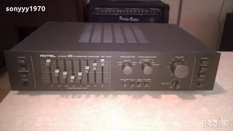 rotel ra-1000 stereo amplifier-tokyo japan-внос швеицария, снимка 1