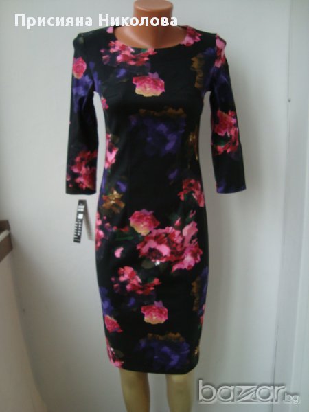 Нова цветна рокля - Л размер, снимка 1