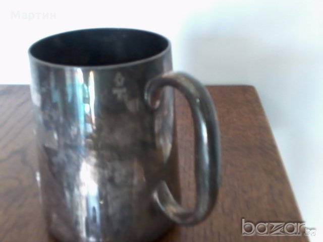 Стара посребрена - Халба -1 бр. ! (5555636), снимка 2 - Други стоки за дома - 18650669