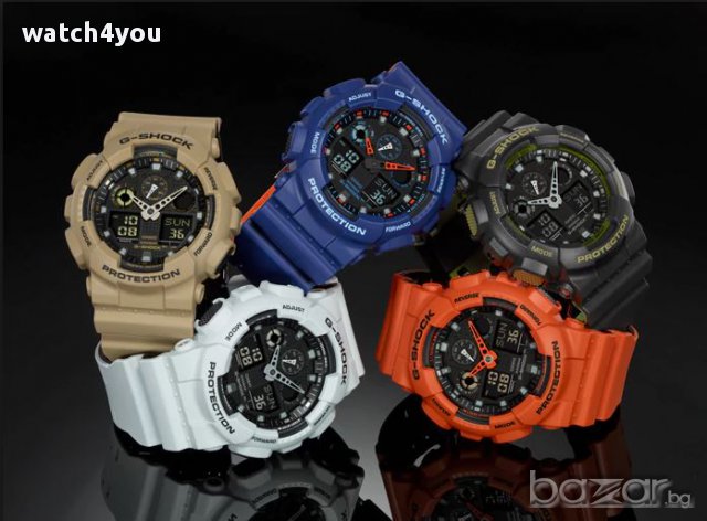 НОВ CASIO G-SHOCK GA-100L-1A КАСИО GA-100L, снимка 5 - Мъжки - 17615103