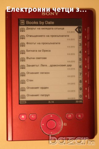 електронен четец за книги ereader Sony Pocket Edition Prs-300 5" E-ink, снимка 7 - Електронни четци - 10967725