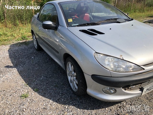 Peugeot 206 cc 2.0 16v на части, снимка 3 - Автомобили и джипове - 21783013
