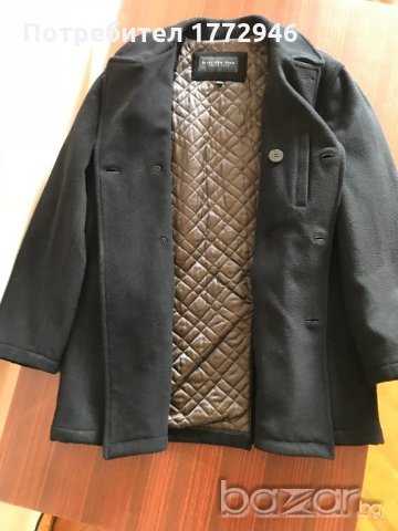 Мъжко късо палто ANDREW MARC, кашмир 10%, снимка 3 - Якета - 20767009