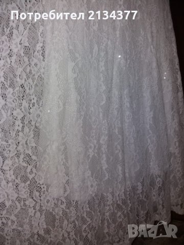 Продавам нова бяла официална рокля, снимка 3 - Рокли - 23527845