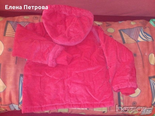 Страхотно зимно яке в червено размер 108, снимка 2 - Детски якета и елеци - 19548912