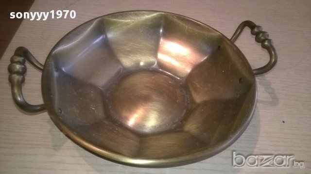 Ретро колекция-фруктиера мед/месинг 27х8см-внос швеицария