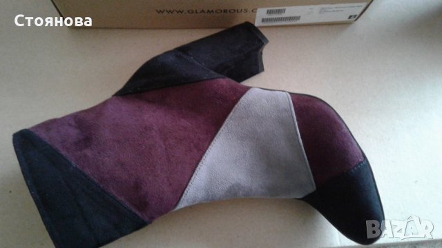 Дамски боти естествен велур "Glamorous" 37 номер, снимка 11 - Дамски боти - 25220393