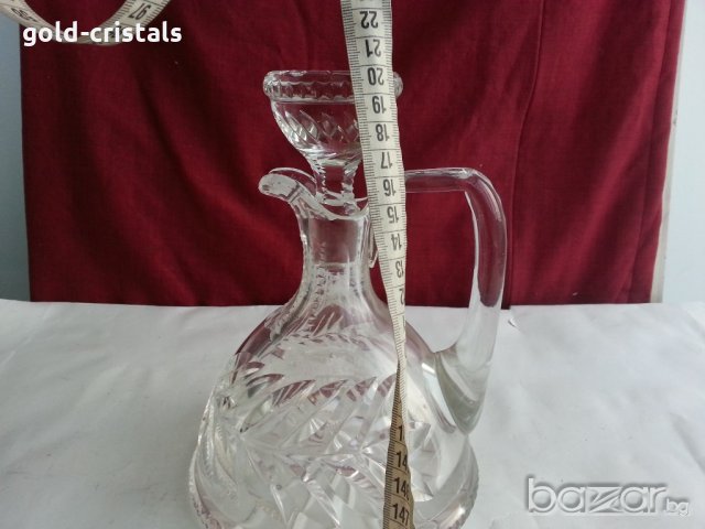 кристална гарафа , снимка 2 - Антикварни и старинни предмети - 20721214