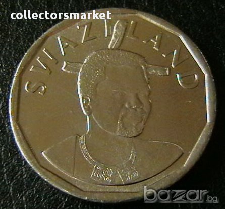 50 цента 2015, Свазиленд, снимка 2 - Нумизматика и бонистика - 16403892