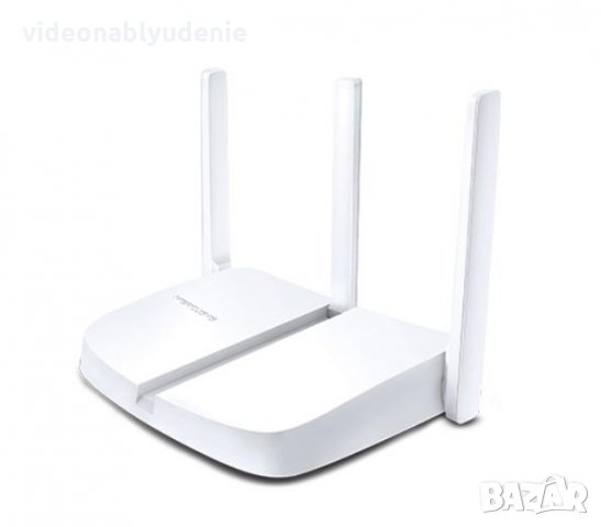 Мощна WiFi Мрежа за Гости MERCUSYS MW305R 300 MBPS N Безжичен РУТЕР 3x5dBi Антени Родителски Контрол, снимка 3 - Рутери - 26199354