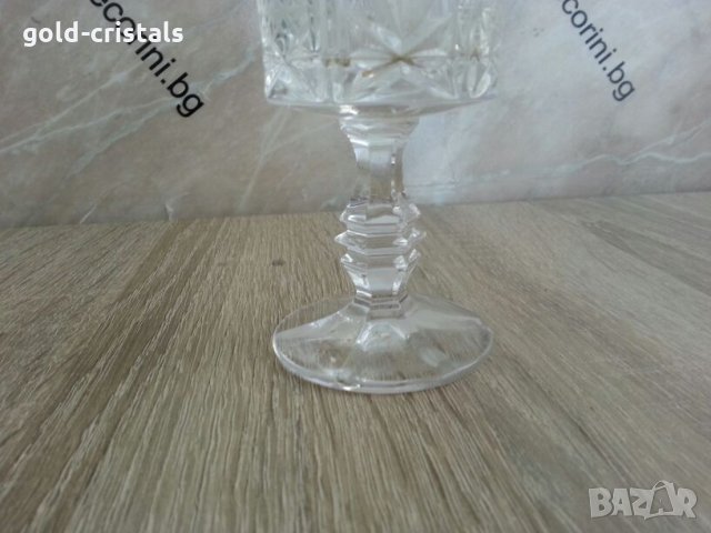 Кристална чаша свещник, снимка 2 - Вази - 24069628