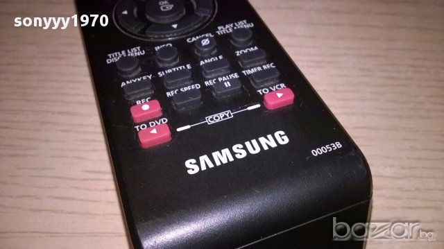 Samsung-tv/dvd/vcr remote-оригинално-внос швеицария, снимка 8 - Дистанционни - 17469838