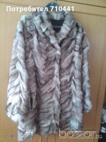 Палто от сребърна лисица, снимка 2 - Палта, манта - 9306207