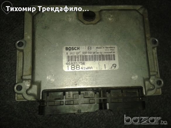 Fiat Punto 1.9 Ecu Bosch 0281001955 46534156 Edc 15c7,компютър за Фиат Пунто, снимка 2 - Части - 11675626