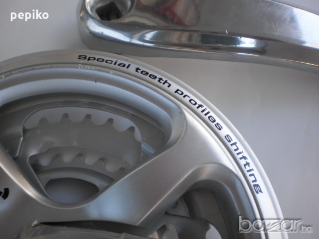 Продавам колела внос от Германия алуминиеви курбели SHIMANO 48-38-28, снимка 6 - Части за велосипеди - 19282662