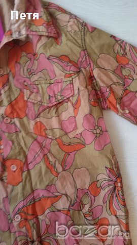 Мъжка риза ново, варен памук, см размер и пролетно джинсово марково, малко носено яке