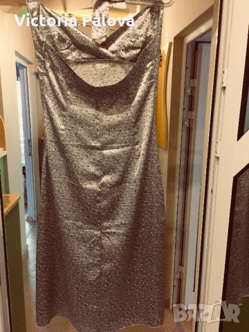 Атлазена рокля MINUS , снимка 3 - Рокли - 21884372