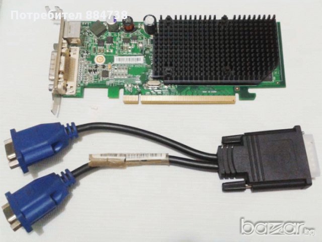 Видео карта Ati- х1550 про Pci-е ;256mb, снимка 1 - Видеокарти - 10786844