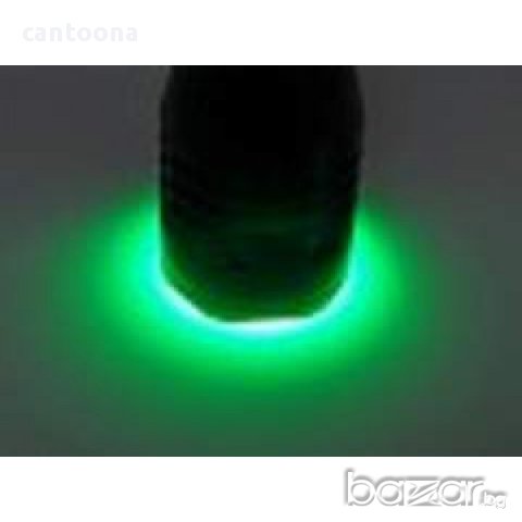 Мощен фенер за лов и риболов със зелена светлина LED диод със спусък, снимка 1