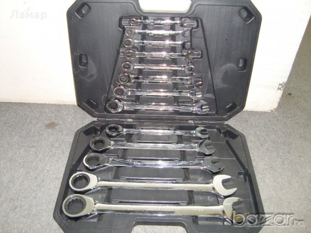 К-кт Звездогаечни Тресчотъчни Ключове 13бр 8-32mm BGS